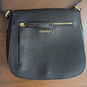 Black Twinset Crossbody Bag